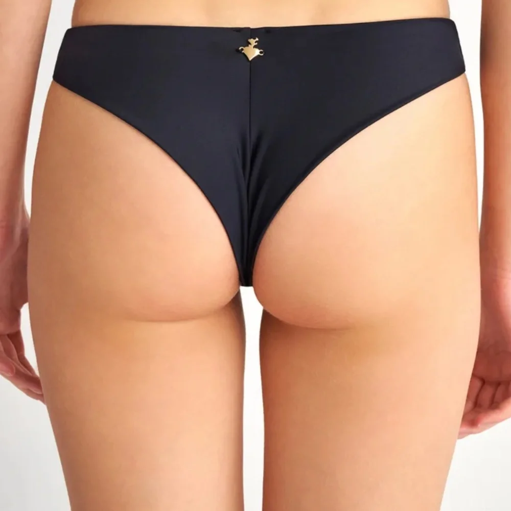 Sugarfree Black Bikini Bottom - Size S.